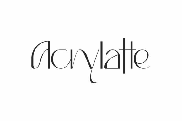 Acrylatte: The Premium Display Font for High-Impact Campaigns
