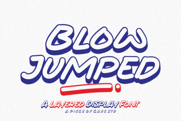 Blow Jumped: A Display Font for Modern Editorial Design