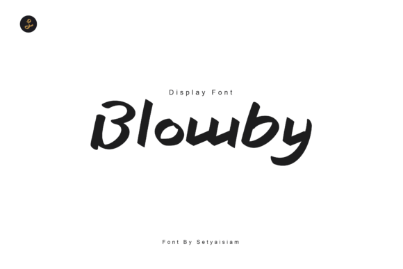 Blowby: A Playful Display Font for Bold Branding