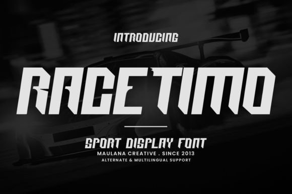 Bringing Speed to Your Shop: Why Race Timo Is the Perfect Display Font