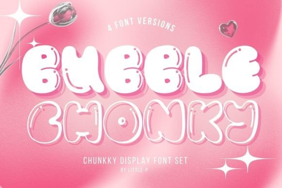 Bubble Chonky: A Playful Display Typeface for Modern Web Design