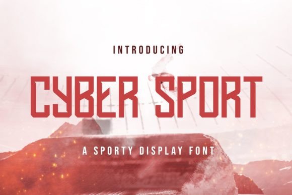 Cyber Sport: A Modern Display Typeface for Bold Editorial Design
