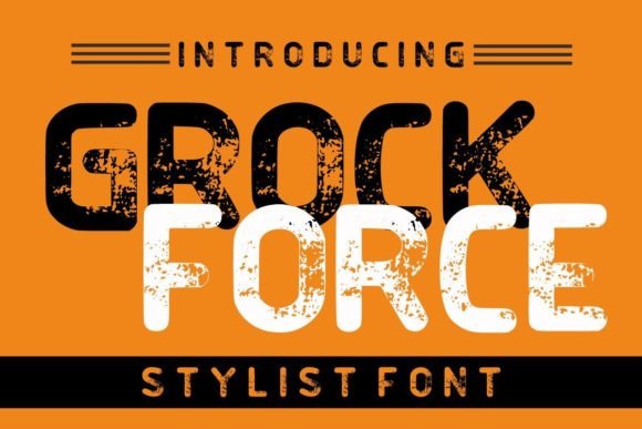 Grock Force: The Bold Display Typeface for Modern Web Design