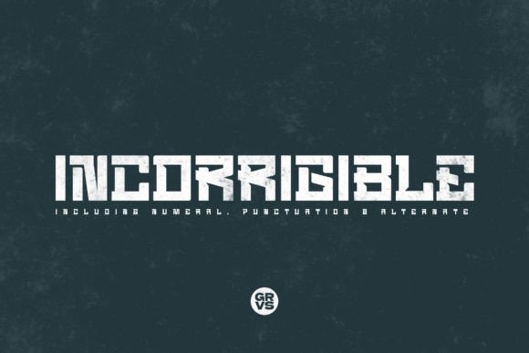 Grvs Incorrigible Modern Sport: The Display Typeface for Bold Branding