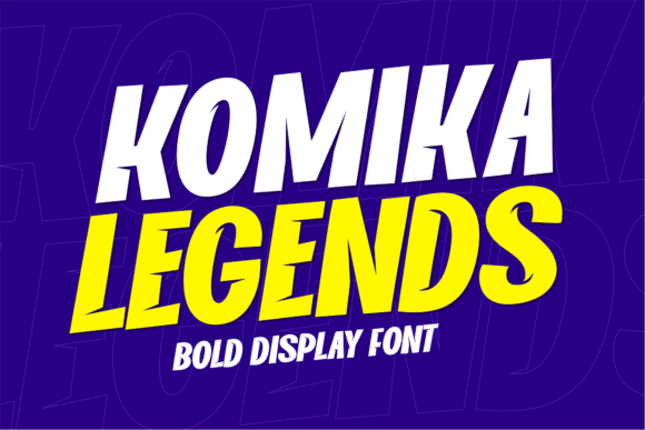 Komika Legends: The Bold Typeface That Elevates Brand Identity