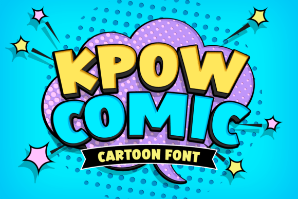 Kpow Comic: The Bold Display Font for Standout Branding
