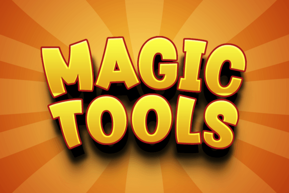 Magic Tools: The Bold Display Font for Handmade Creators