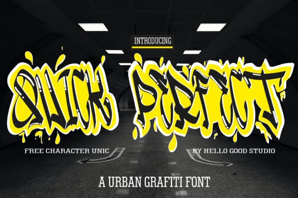 Quick Perfect: The Graffiti Typeface for Scroll-Stopping Campaigns