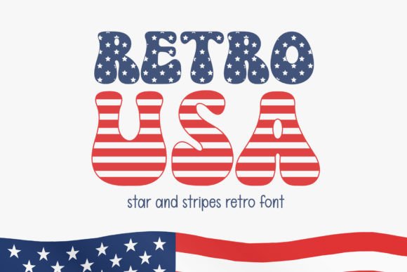 Retro Usa: The Perfect Display Font for Bold US-Themed Web Design