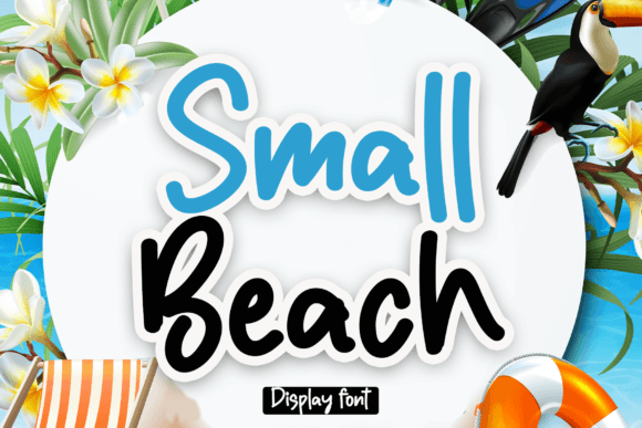 Small Beach: A Vibrant Display Typeface for Modern Web Design