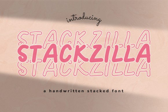 Stackzilla: The Premium Display Font for Editorial Design