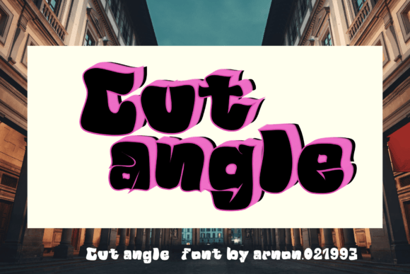 Why Cut Angle Is the Perfect Display Typeface for Modern Editorial Design